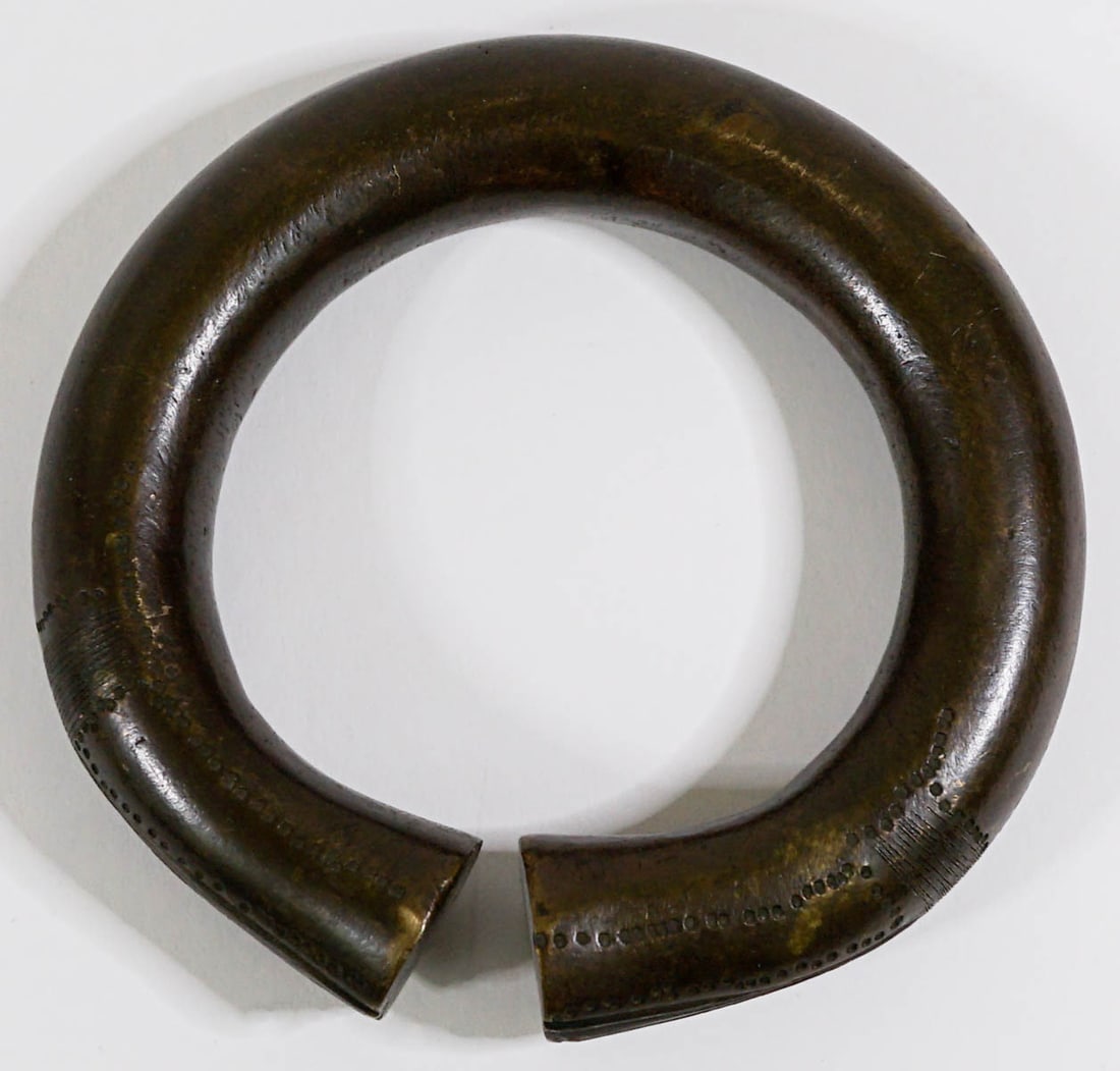 West African Bronze Currency Bracelet (1 of 3)