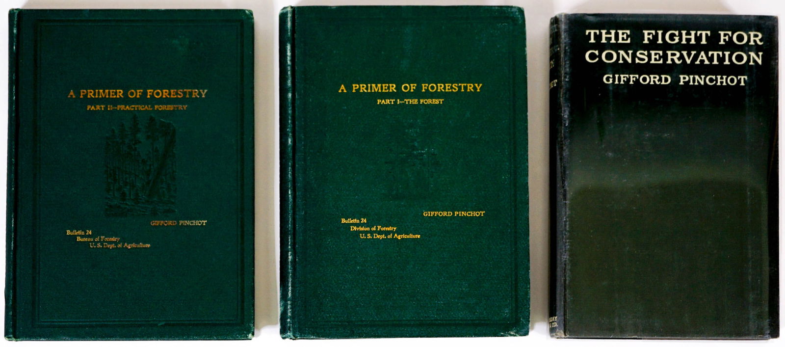 Gifford Pinchot (3) Conservation Books (2 Signed) Auction