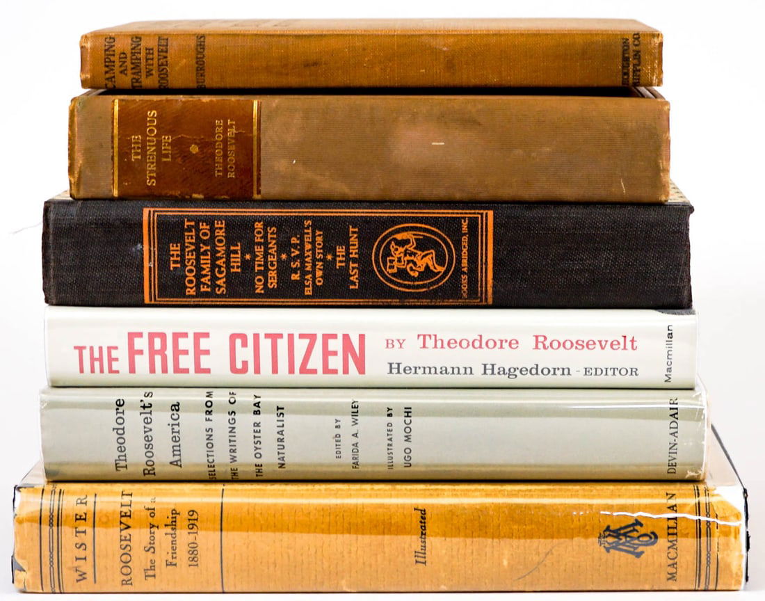 Theodore Roosevelt (6) Books [Camping & Tramping] (1 of 13)