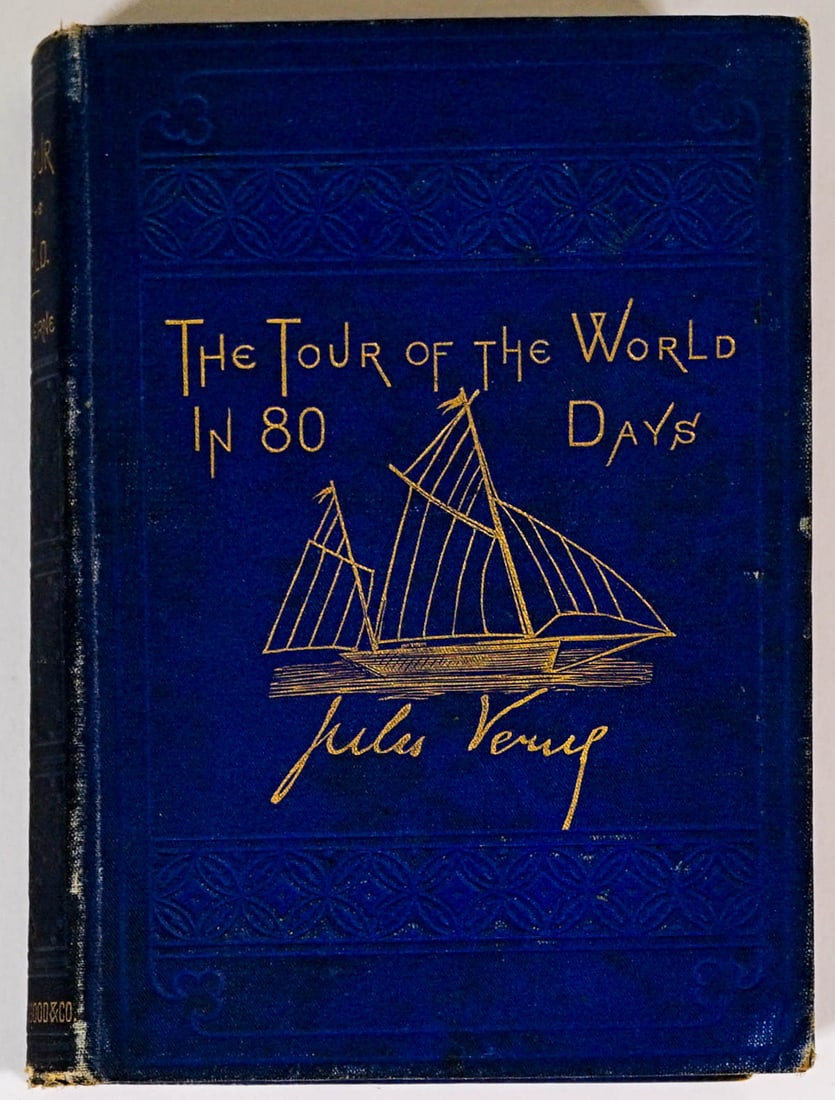 Tour of the World in 80 Days by Jules Verne 1874 (1 of 9)