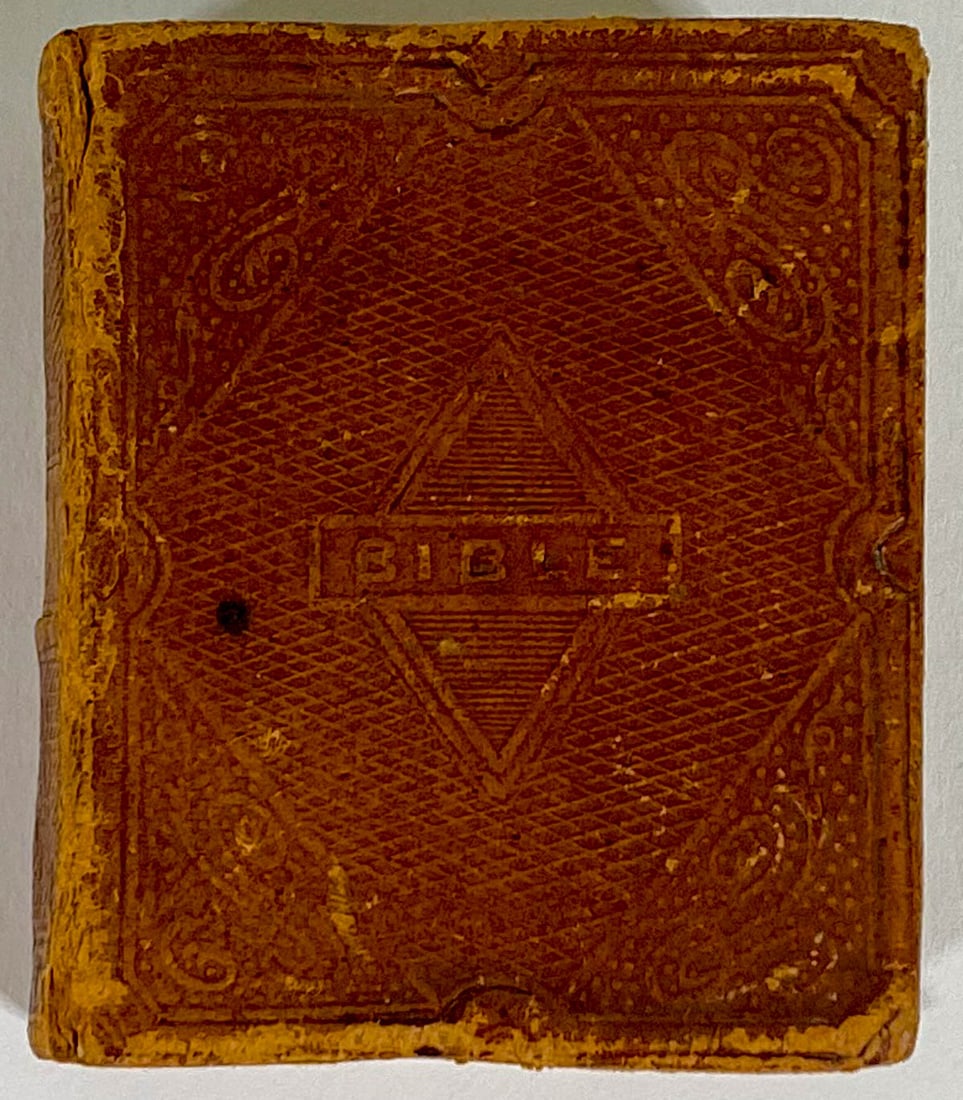 History of the Bible Miniature Book 1850 (1 of 5)