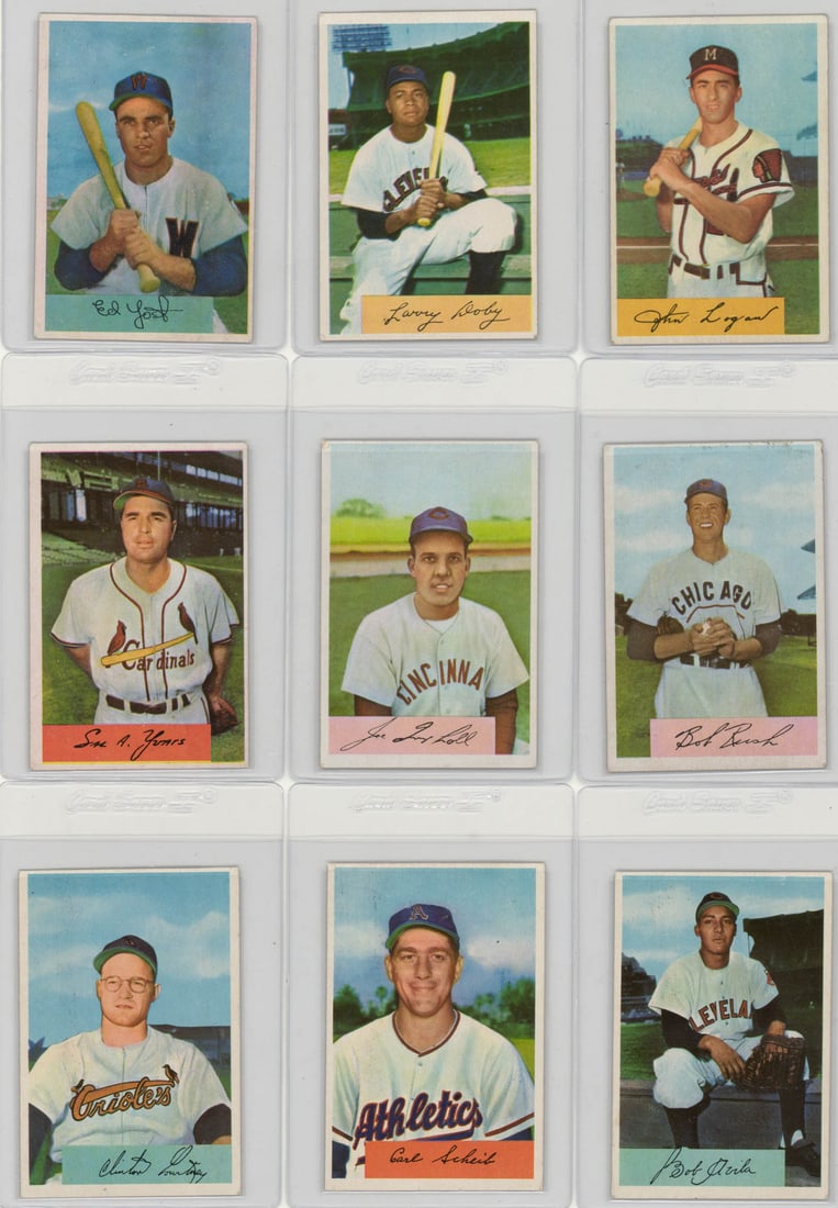 1954 Bowman Baseball Cards (18) Estate Fresh (1 of 4)