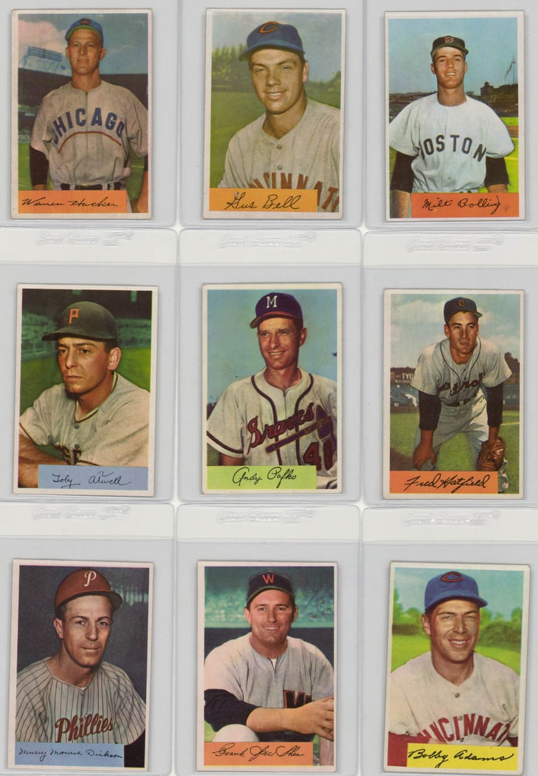 1954 Bowman Baseball Cards (18) Estate Fresh (1 of 4)