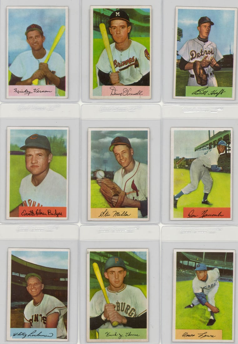1954 Bowman Baseball Cards (18) Estate Fresh (1 of 4)