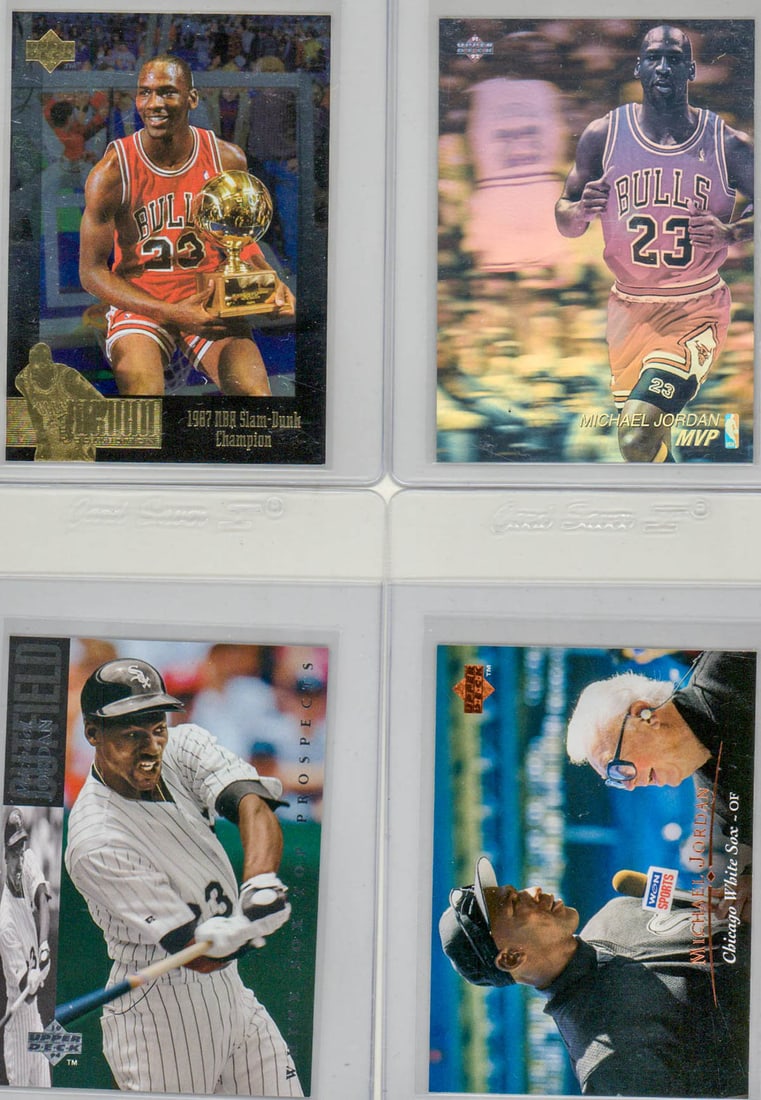 Michael Jordan Sports Cards (16) NM-MT/MT: Michael Jordan Sports Cards (16) NM-MT/MT. Pack fresh. If lot is absent of a condition report one may be requested via email. Condition report is provided as an opinion only and is no guarantee as con