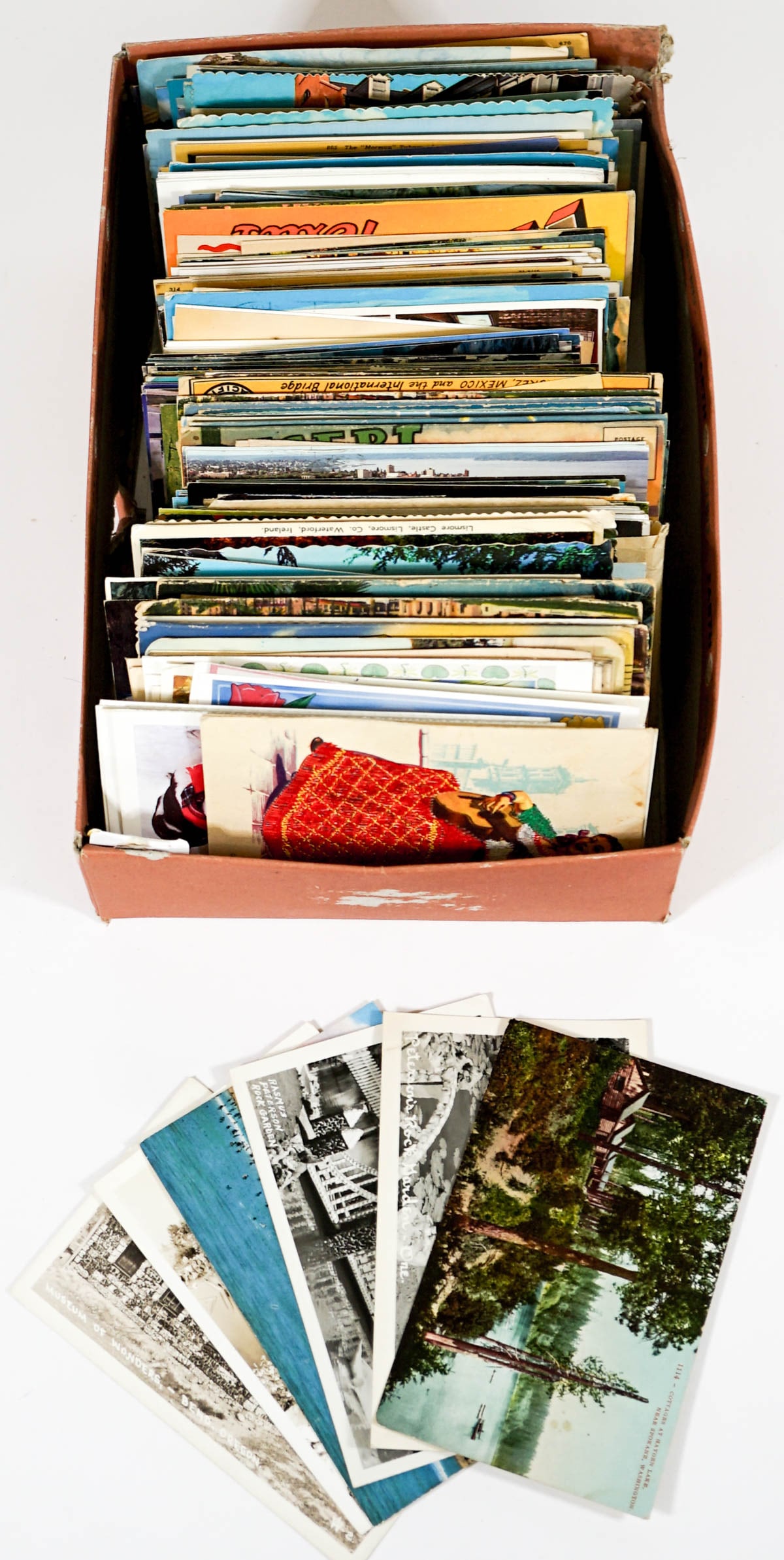 Box of Vintage Postcards (1 of 3)