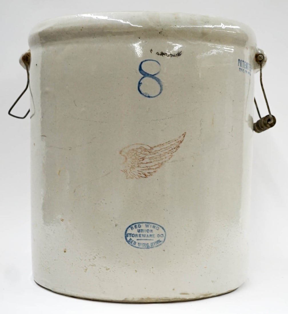 Red Wing 8 Gallon Crock w/Lid (1 of 6)