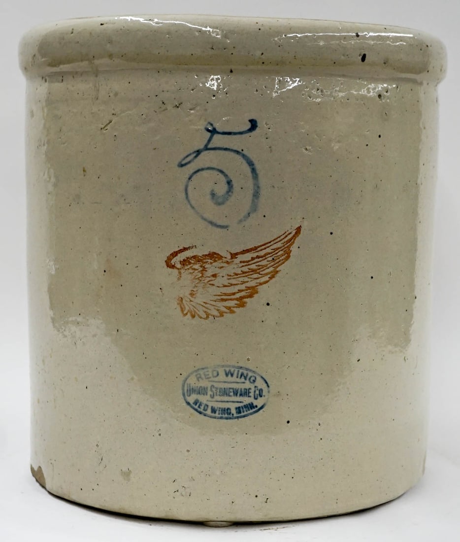 Red Wing 5 Gallon Crock (1 of 4)