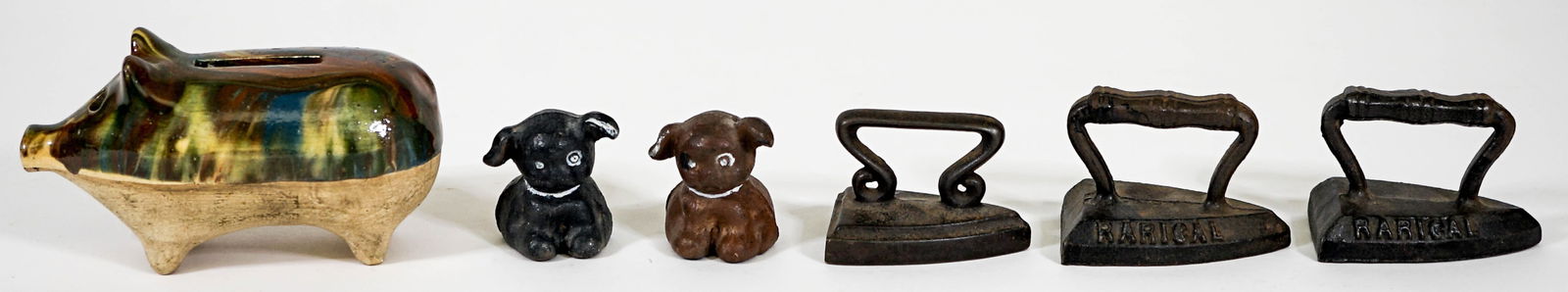 Small Dog Paperweights & Miniature Irons (1 of 4)