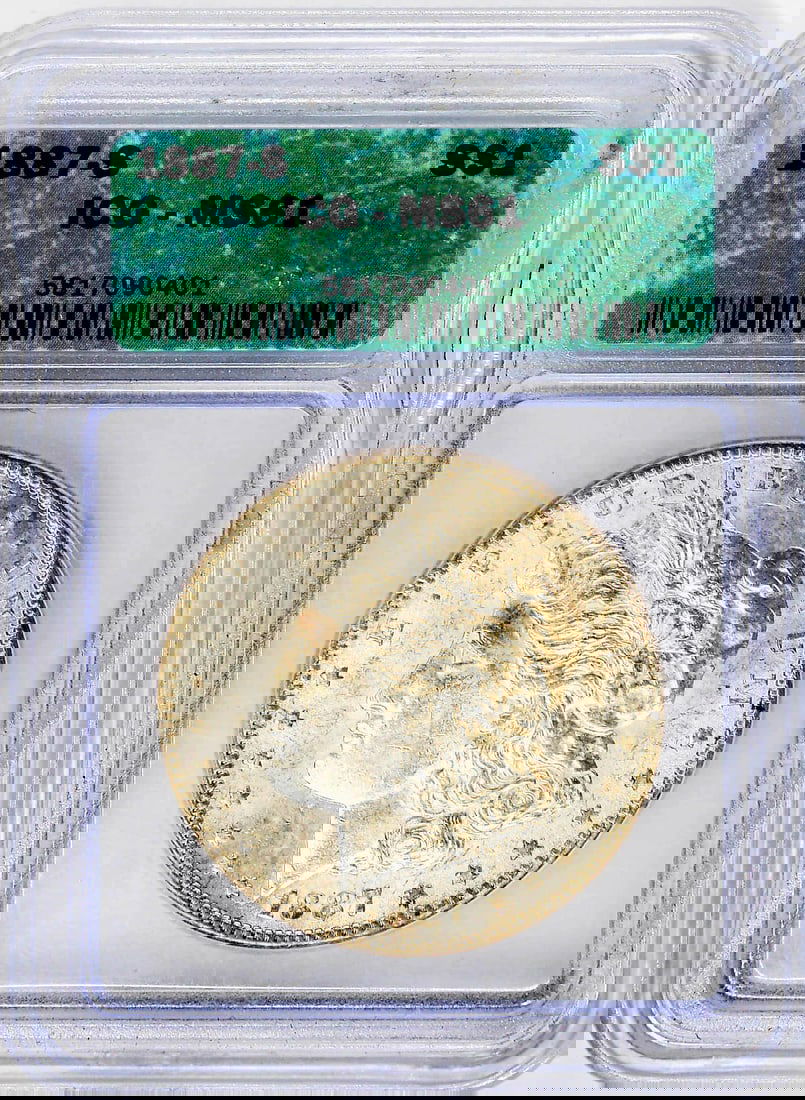 1887-S Morgan Silver Dollar ICG MS 61 (1 of 2)