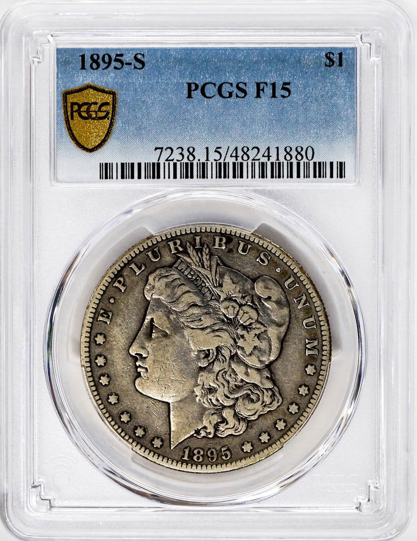 1895-S Morgan Dollar PCGS F15 (1 of 2)