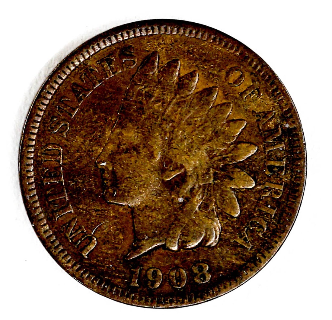 1908 S Indian Head Penny NICE EXAMPLE (1 of 2)