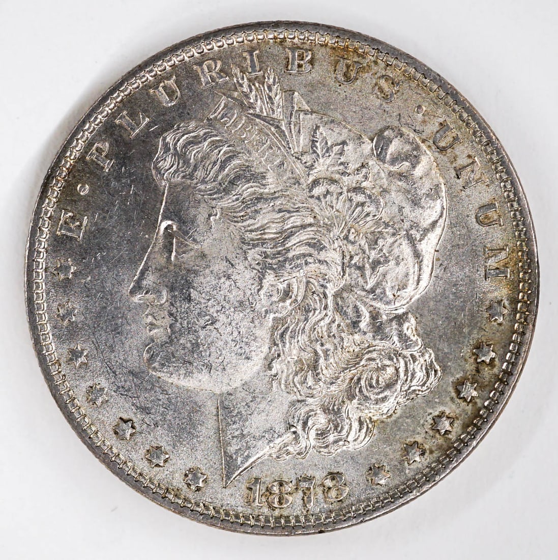 1878 Morgan Silver Dollar: 1878 Morgan Silver Dollar. This lot requires a Wire or Zelle transfer. If lot is absent of a condition report one may be requested via email. Condition report is provided as an opinion only and is no