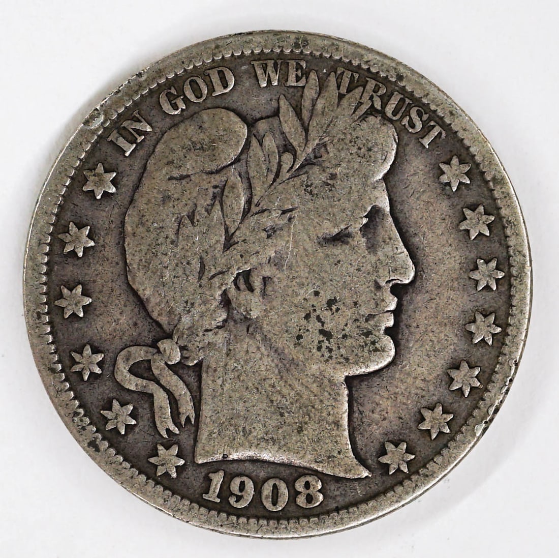1908 S Barber or Liberty Head Half Dollar (1 of 2)