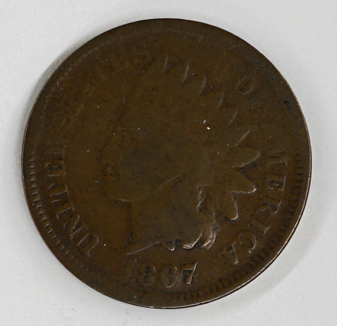 1867 Indian Head Penny (1 of 2)
