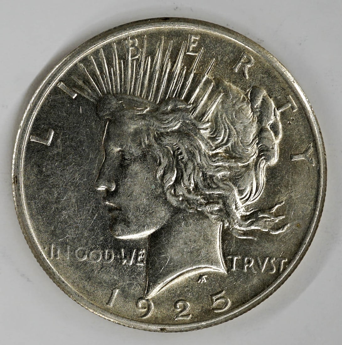 1925 U.S. Peace Dollar: 1925 Peace Dollar. This lot requires a Wire or Zelle transfer. If lot is absent of a condition report one may be requested via email. Condition report is provided as an opinion only and is no guarante
