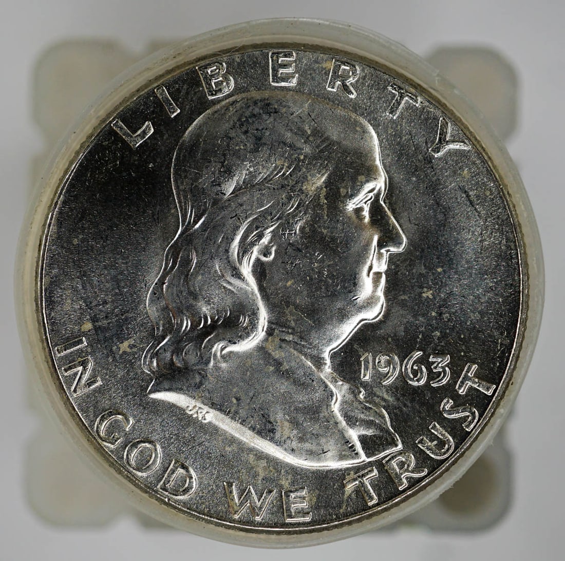(20) 1963 (P) Franklin Half Dollars Uncirculated (1 of 2)
