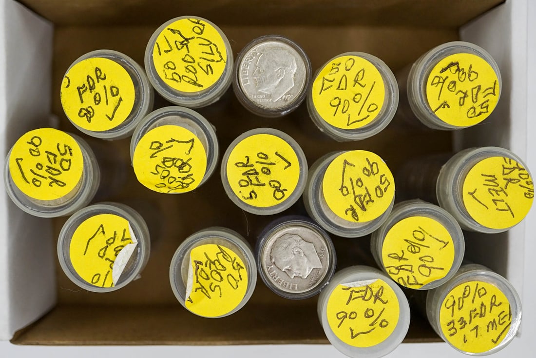 (800) Roosevelt U.S. 90% Silver Dimes (1 of 1)