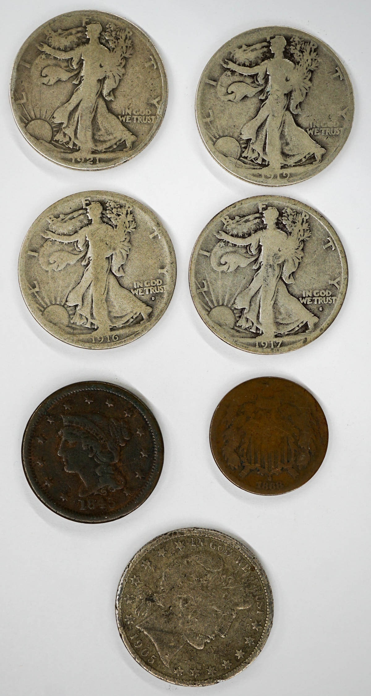 (7 pcs) Vintage U.S. Coins (1 of 2)