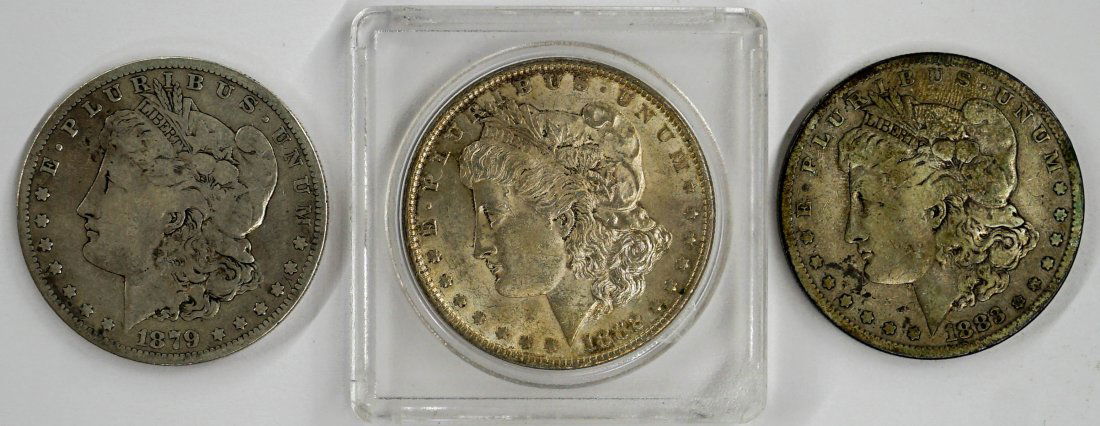 (3) U.S. Morgan Silver Dollars (1 of 2)