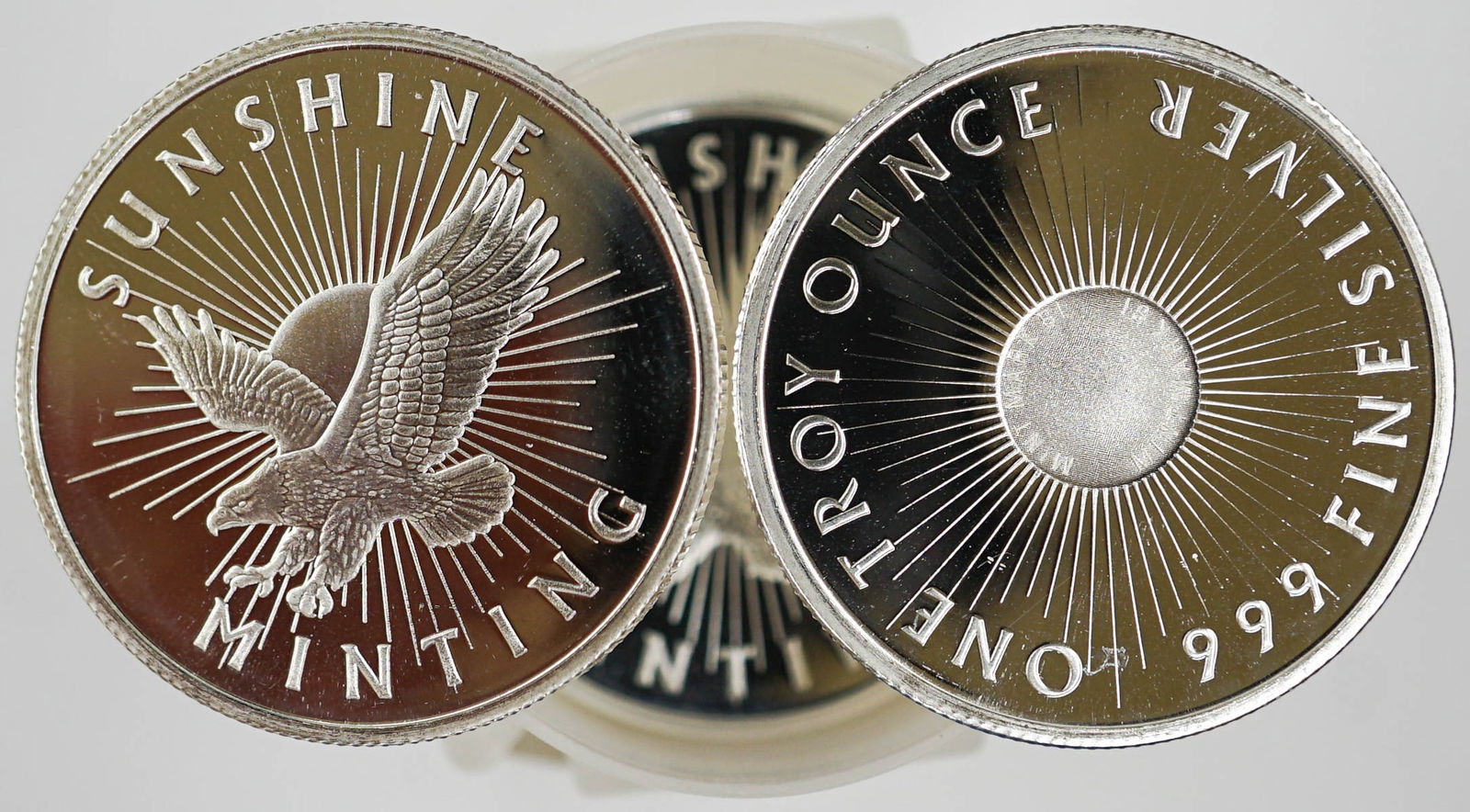 (20) Sunshine Minting One Troy Ounce .999 Rounds (1 of 2)
