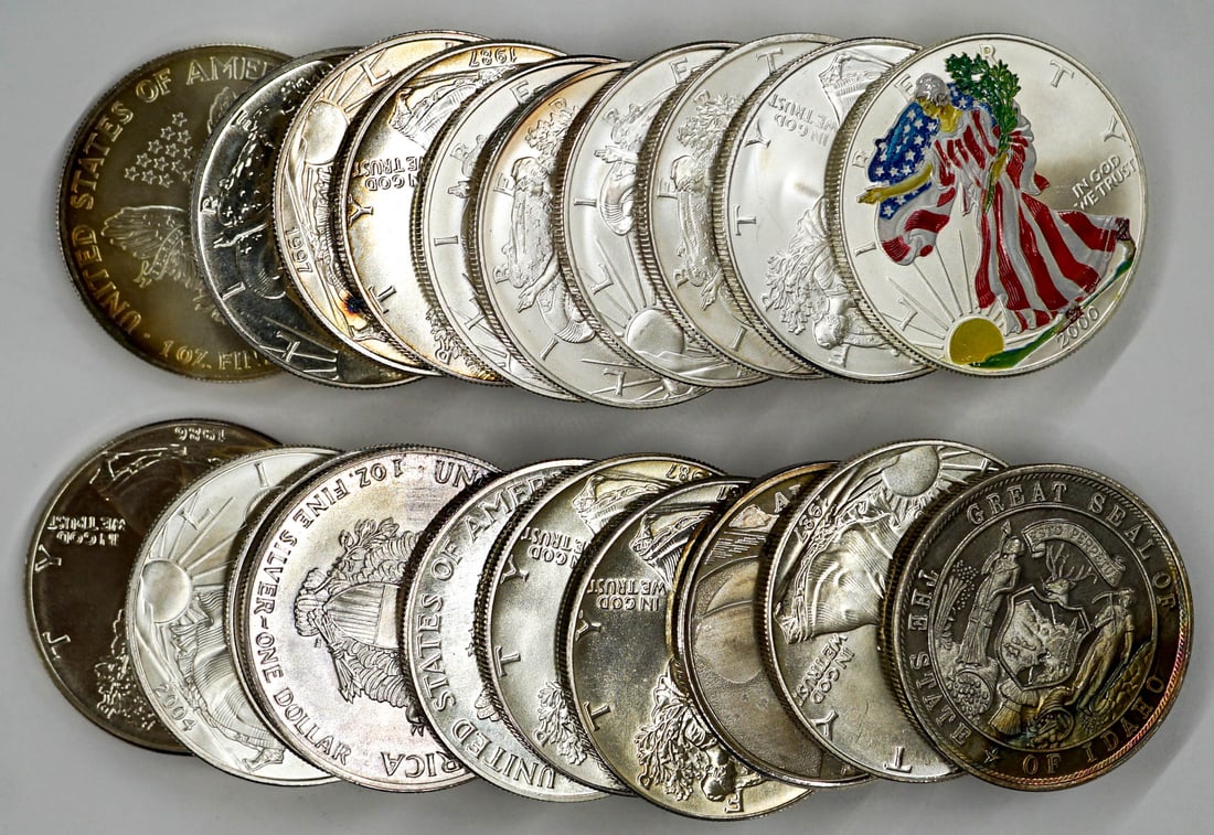 (20) Assorted 1 OZ. .999 Silver Rounds (1 of 1)