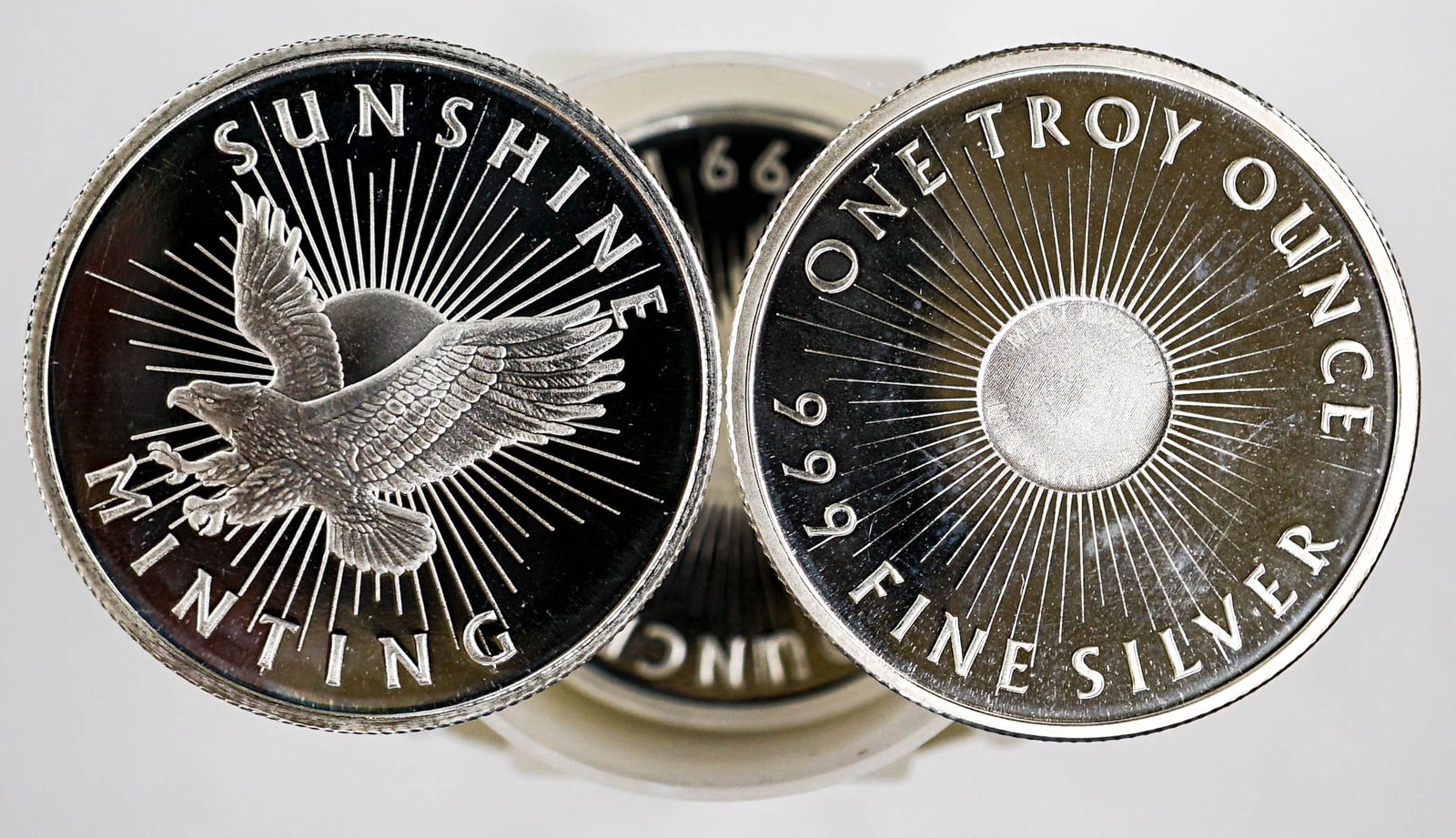 (20) Sunshine Minting One Troy Ounce .999 Rounds (1 of 2)