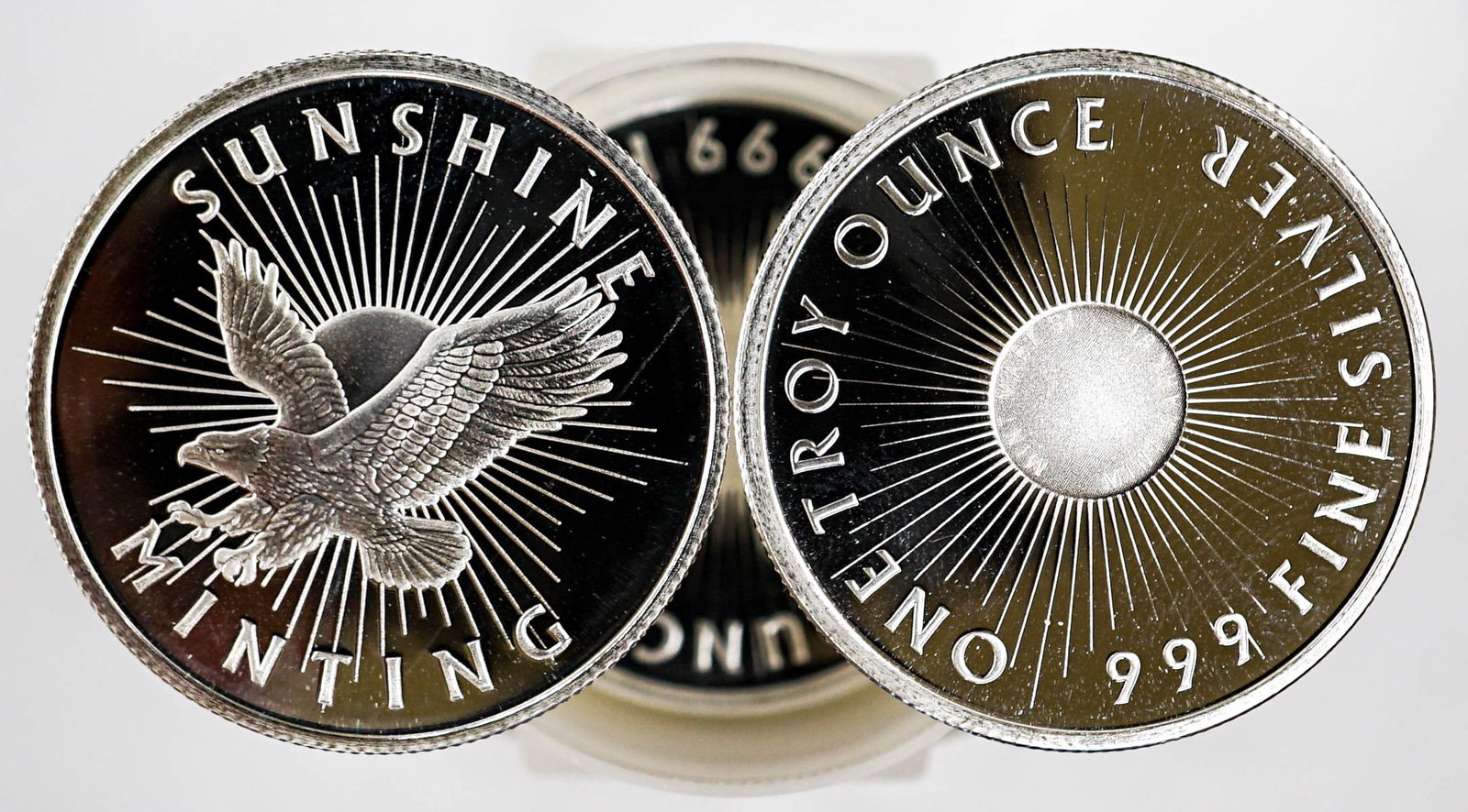 (20) Sunshine Minting One Troy Ounce .999 Rounds (1 of 2)