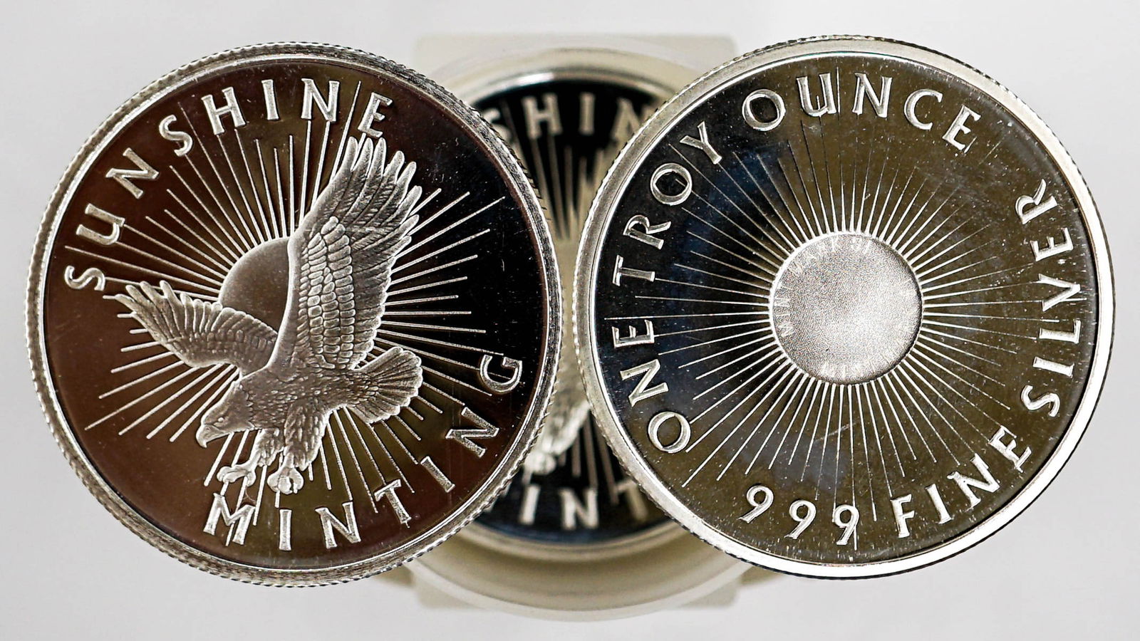 (20) Sunshine Minting One Troy Ounce .999 Rounds (1 of 2)