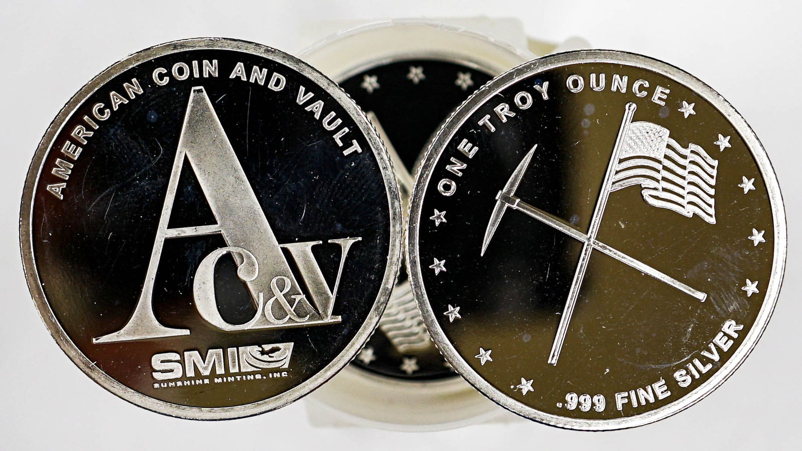 (20) AC & V One Troy Ounce .999 Rounds (1 of 2)