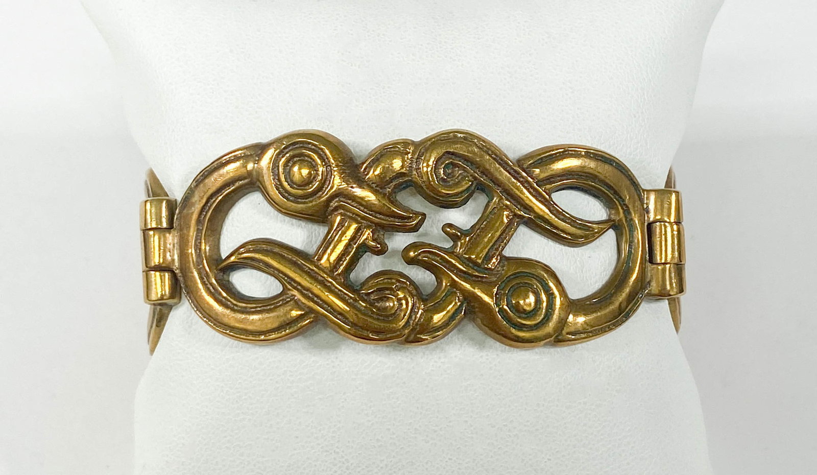 Vintage Kalevala Koru KK Bronze Link Brace (1 of 6)