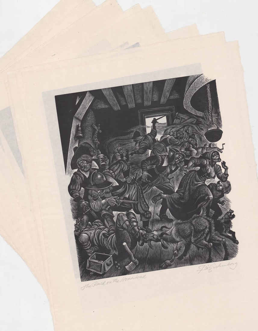 Fritz Eichenberg (14) Engravings [Simplicissimus] (1 of 15)