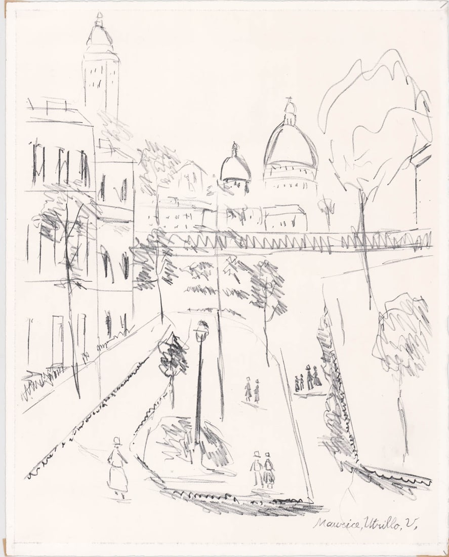 Vintage Maurice Utrillo Lithograph (1 of 3)