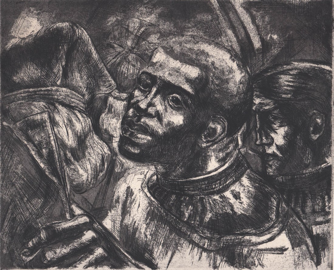 Ralph Scharf Etching SIGNED (1 of 4)