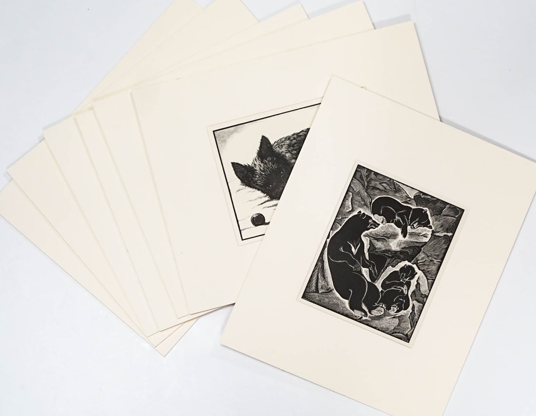 AAG (7) Woodcuts, Meissner, Latham, Lankes (1 of 8)