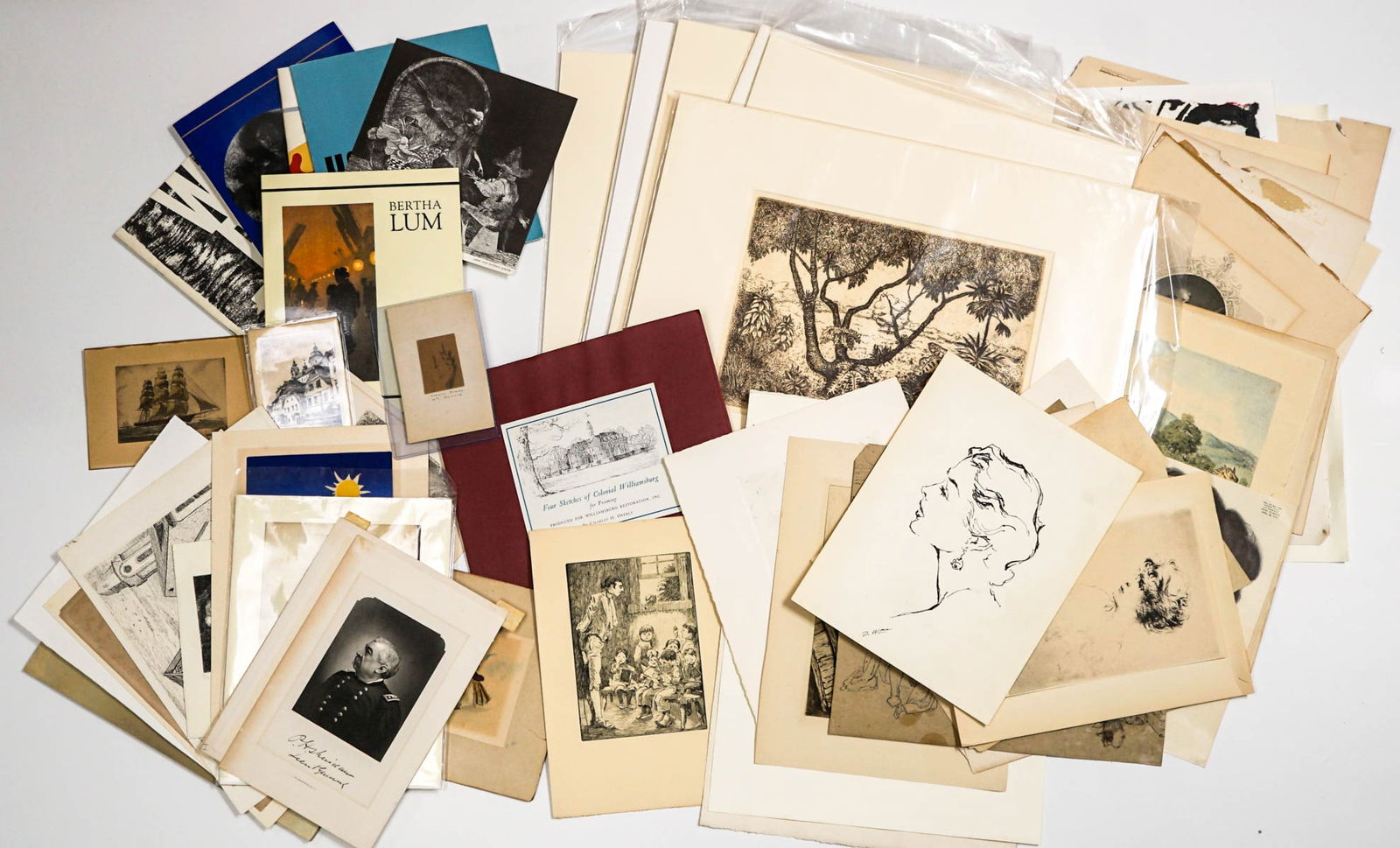 Trove of Works on Paper [People, Places] (1 of 7)