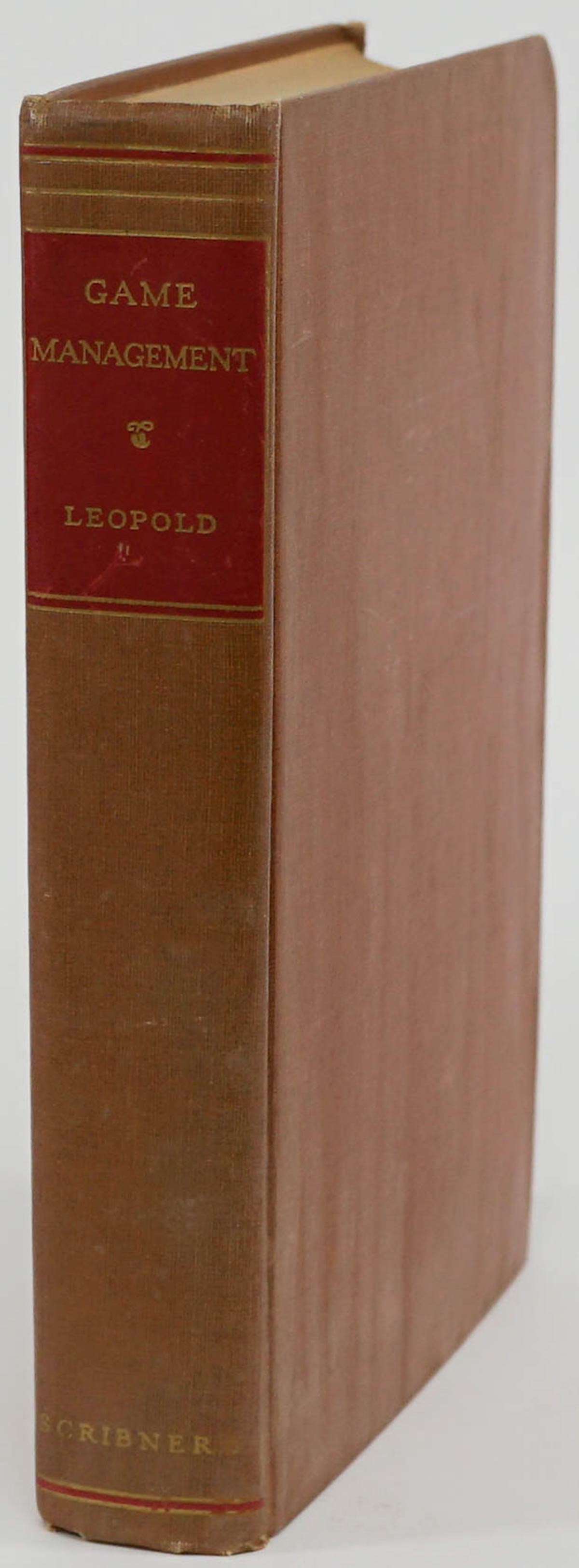 Game Management by Aldo Leopold: Game Management by Aldo Leopold. 1948. Charles Scribners' Sons. 481 pp. Owner name front endsheet. Measures 9.5 in. x 6.25 in. x 1.5 in. Provenance: Presenting the personal collection of Jack and Susa