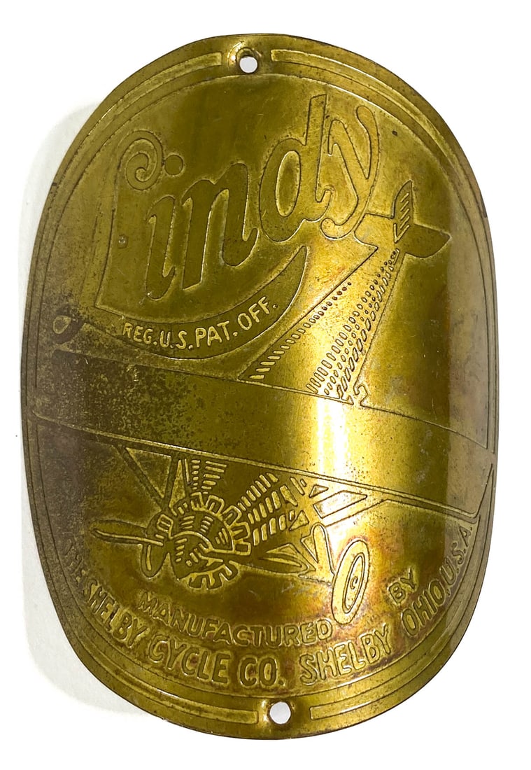 Shelby Lindy Bicycle Head Badge (1 of 2)