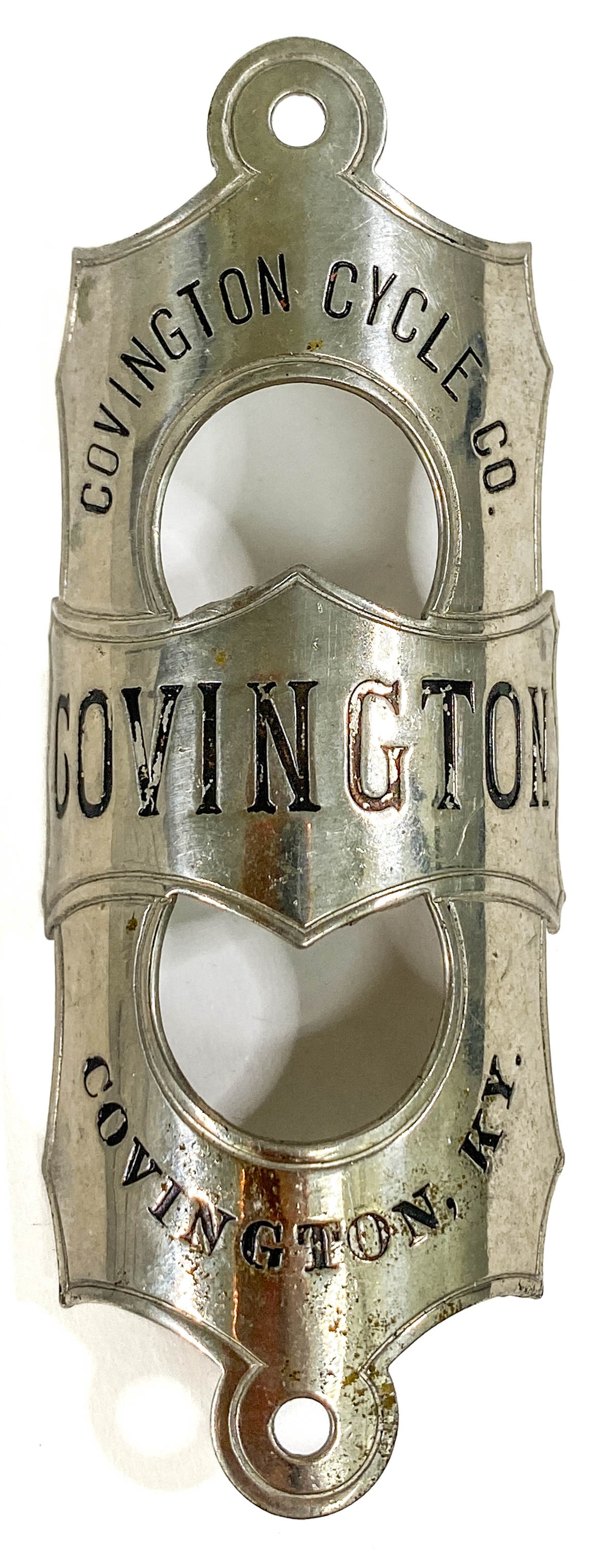 Covington (Kentucky) Bicycle Head Badge (1 of 4)