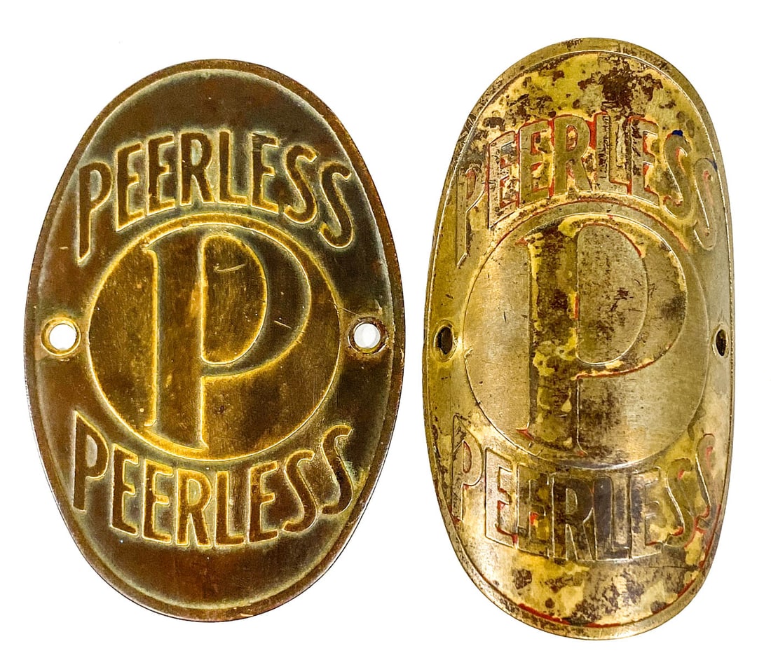 Peerless Bicycle Head Badges (2) (1 of 2)