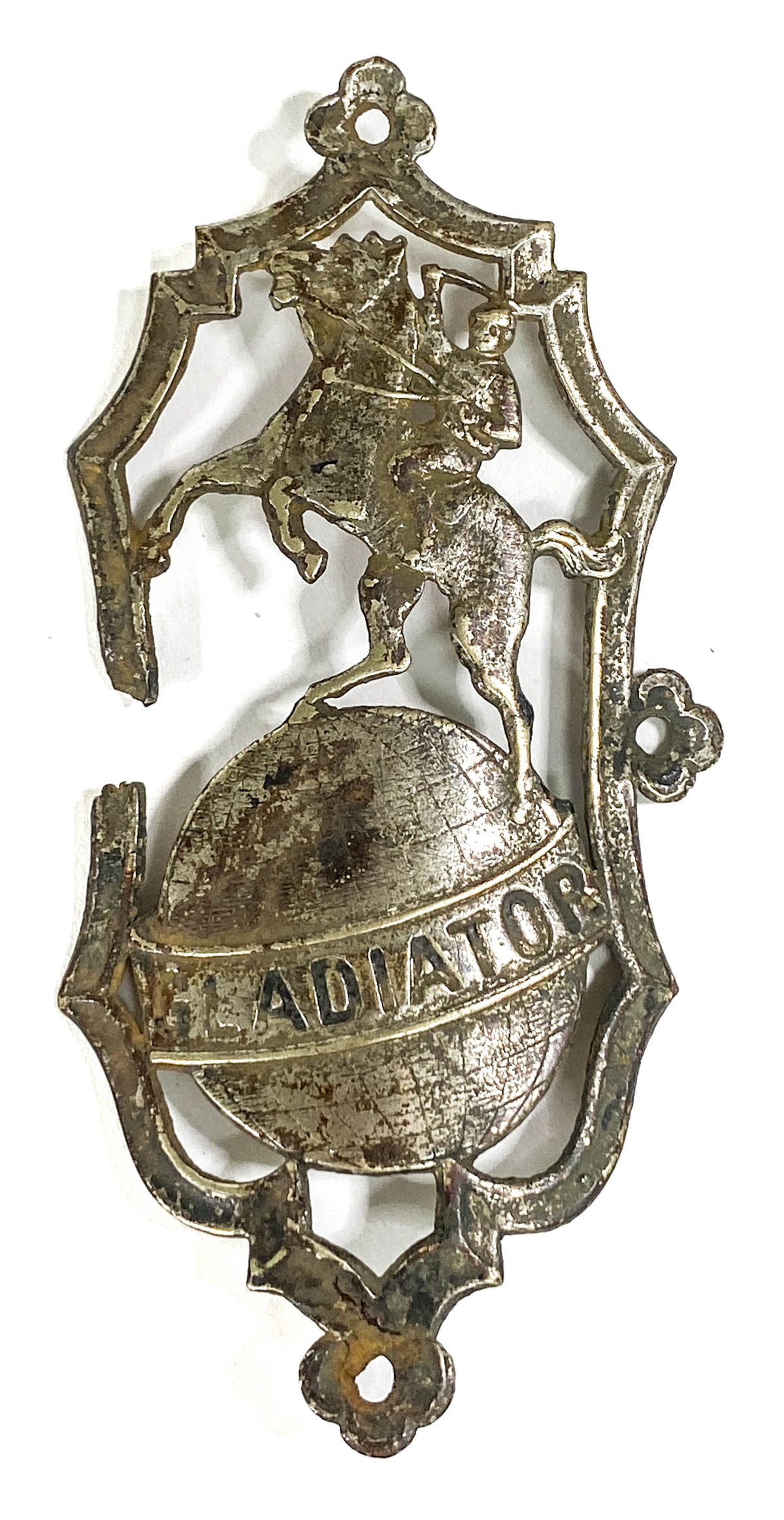 Gladiator (1895-1898) Bicycle Head Badge (1 of 2)