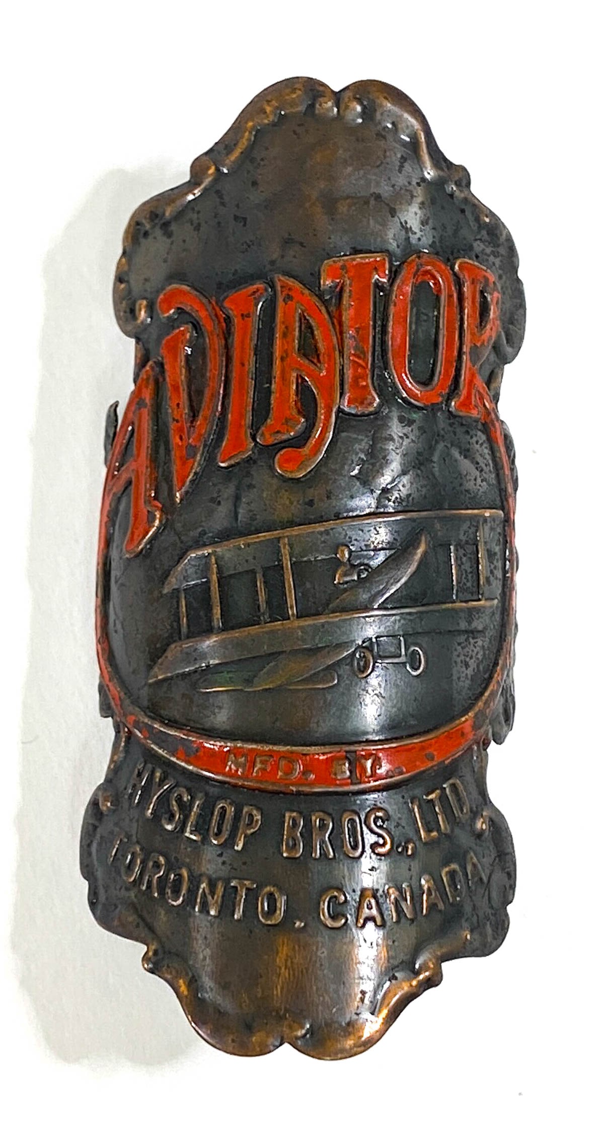 Aviator by Hyslop Vintage Bicycle Head Badge (1 of 2)