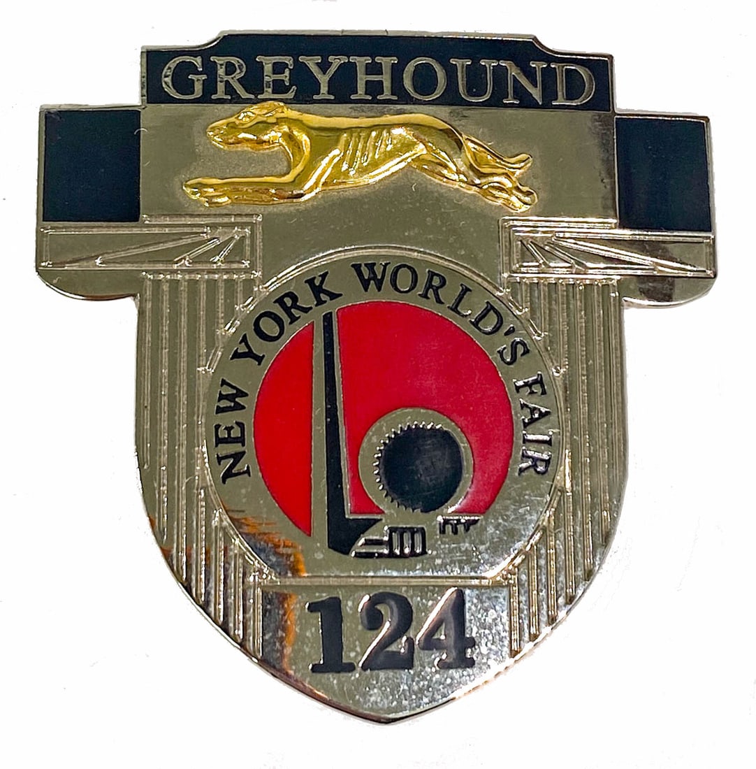 Greyhound Bus Driver World's Fair Replica Badge (1 of 2)