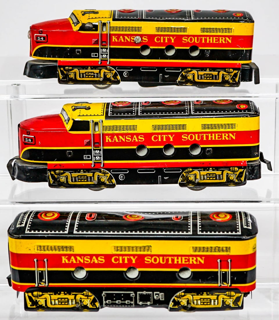 MARX Kansas City Southern (3 PC) Tin Litho (1 of 3)