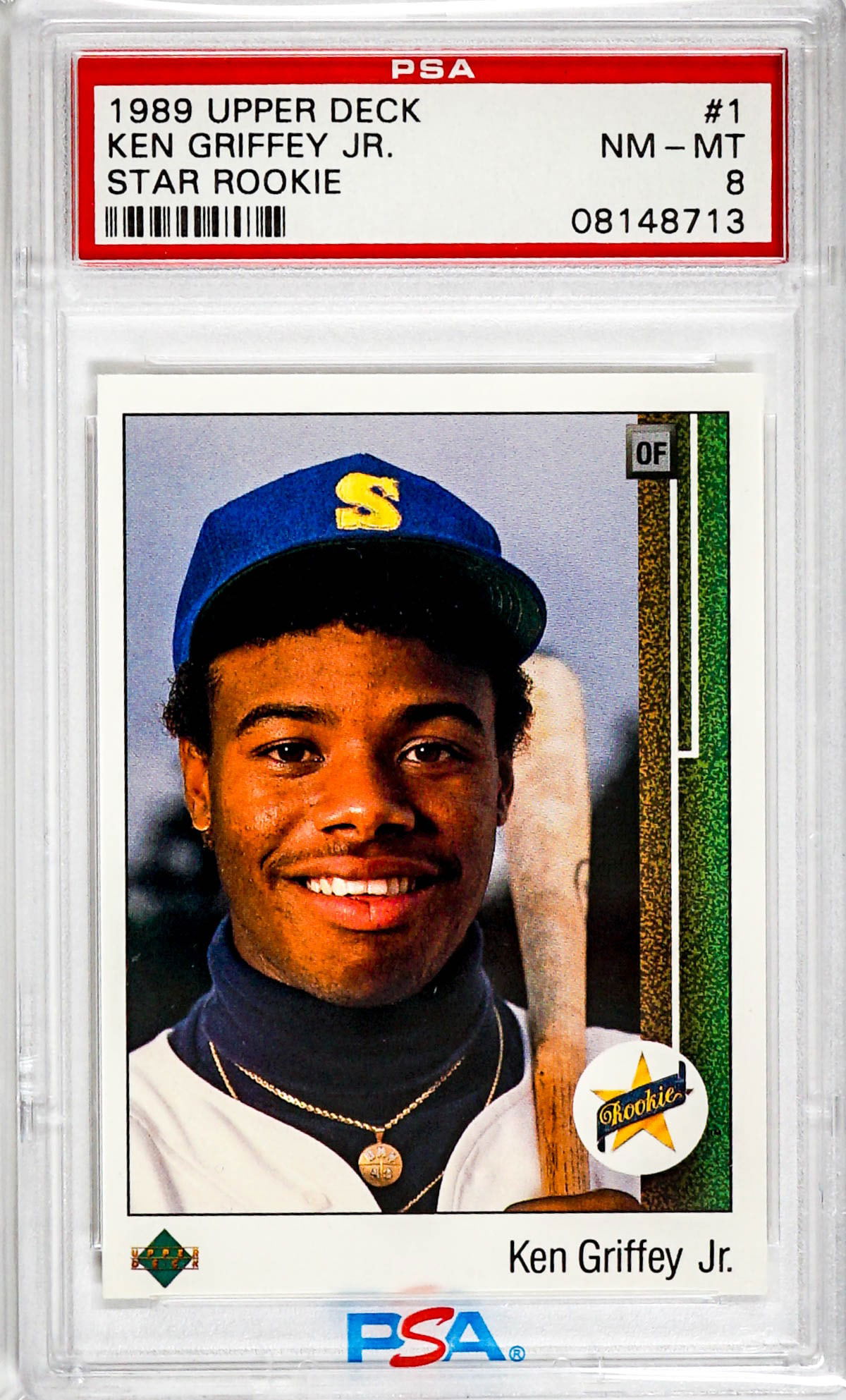 Ken Griffey, Jr. 1989 Upper Deck #1 PSA 8 (1 of 2)