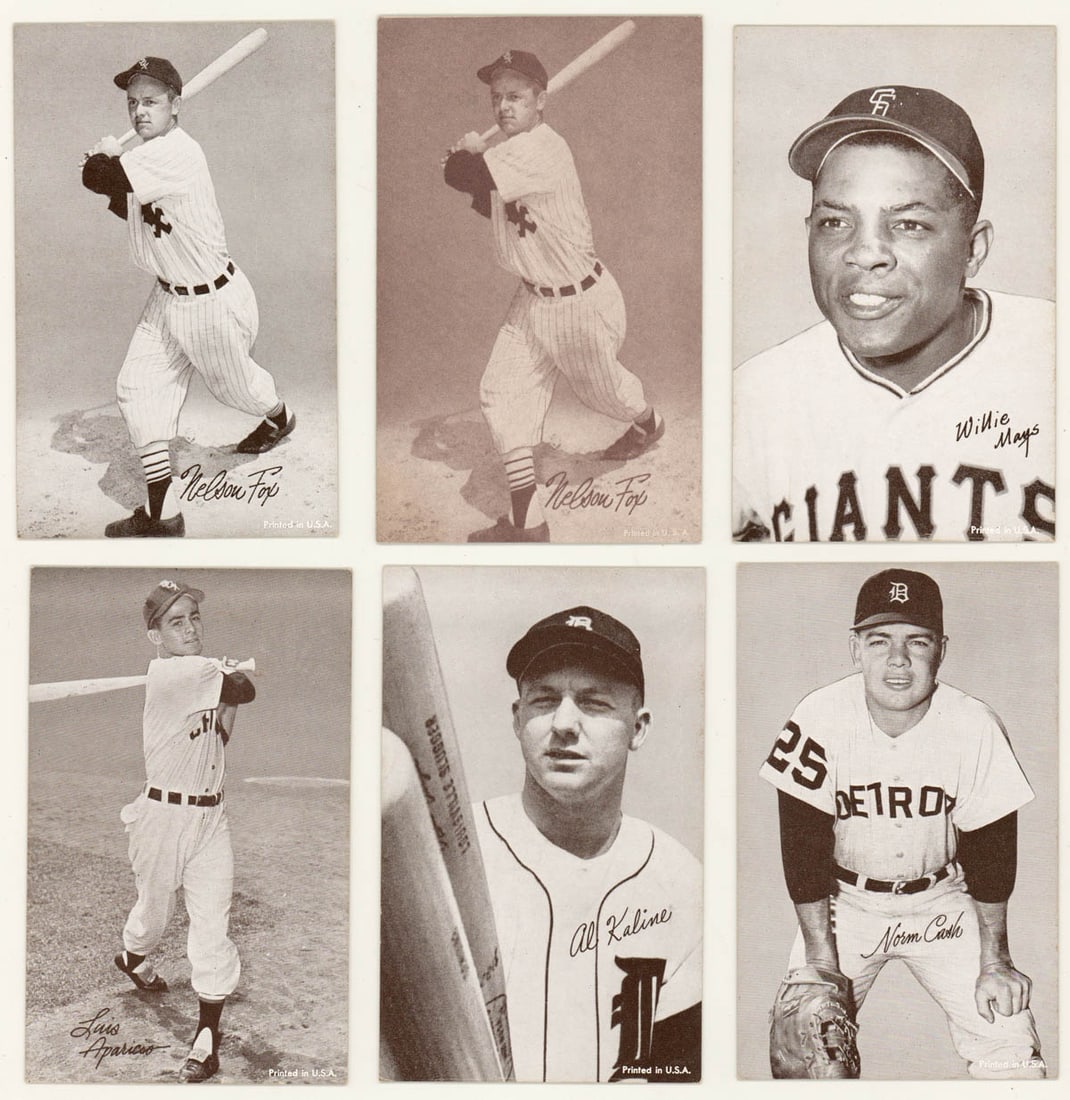 (16) Vintage Baseball Exhibit Cards (1 of 6)