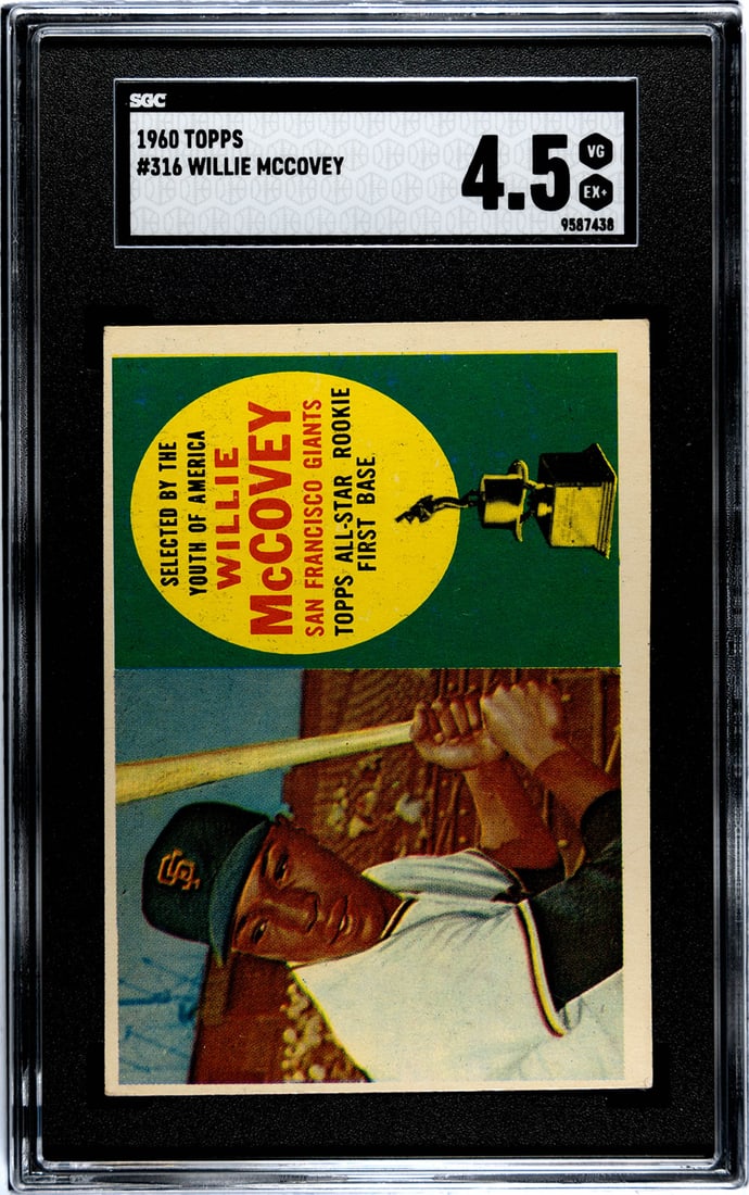 Willie McCovey 1960 Topps #316 SGC 4.5 (1 of 2)