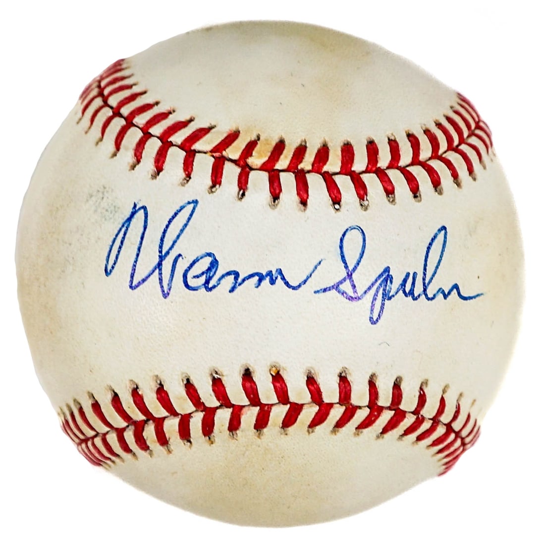 Warren Spahn Single Signed Baseball (1 of 2)