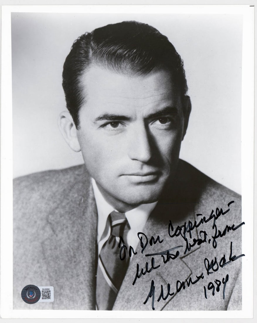 Gregory Peck Signed 8 x 10 Photo BAS COA (1 of 2)