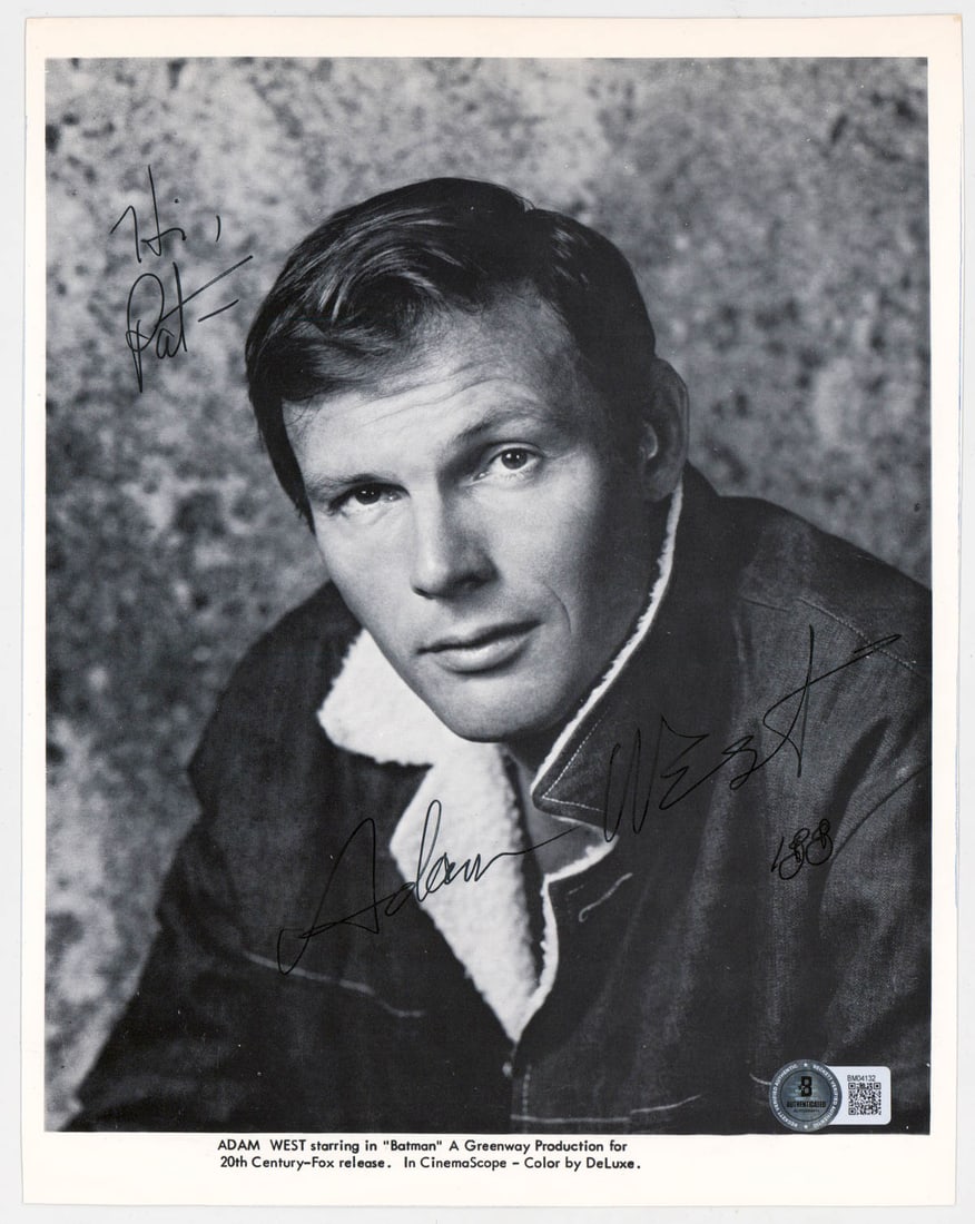 Adam West (Batman) Signed 8 x 10 Photo BAS COA (1 of 2)